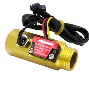 YF-B4 Água aquecedor acessórios fluxo <span class=keywords><strong>sensor</strong></span> turbina Hall 4 pontos cobre tira temperatura detecção YF-B4