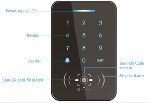 Controlador de escáner de código QR PWA APP 13,56 MHz, código QR dinámico, sin teclado, control independiente, lector RFID, Kit de sistemas de control de acceso - Product Image 5