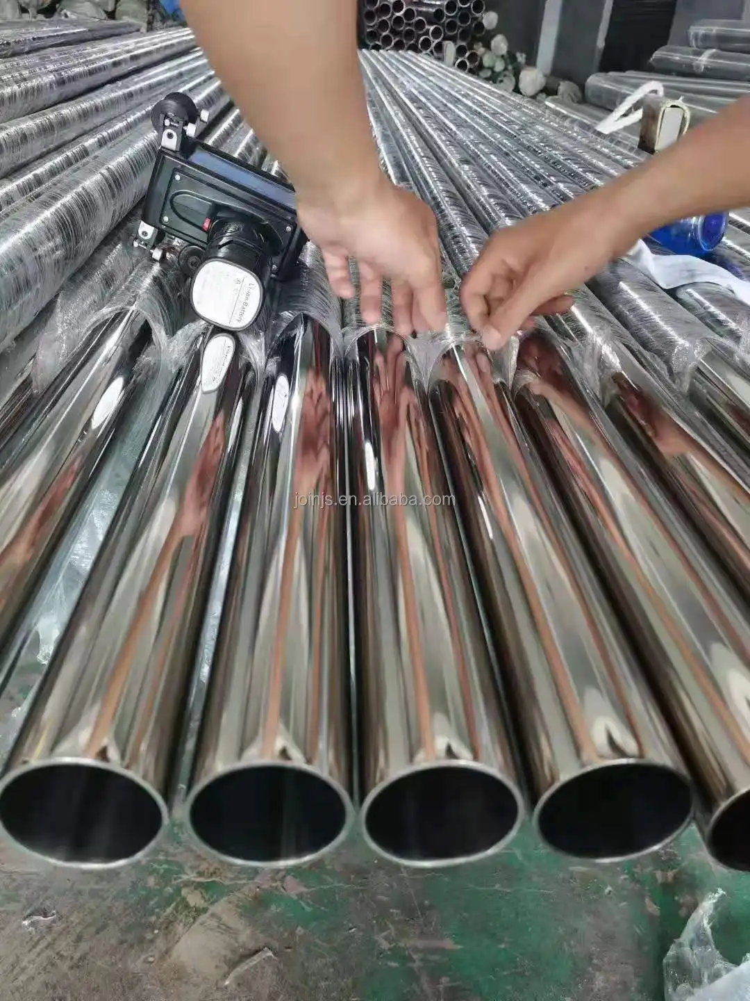 Tabung 316L 304, pipa mulus kualitas tinggi pipa las Stainless Steel Sus 304 21 Gauge 2B