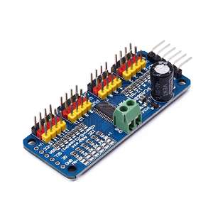 Arduino veya ahududu Pi kalkan modülü Servo kalkanı için 16 kanal 12-bit PWM/Servo Driver-I2C arayüzü PCA9685 modülü