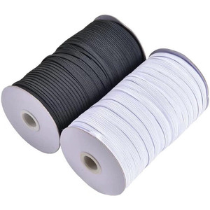 High Stretch Strap Braided Knitted <strong>Elastic</strong> Spool <strong>Cord</strong> Flat <strong>Elastic</strong> Band for Sewing - Product Image 2