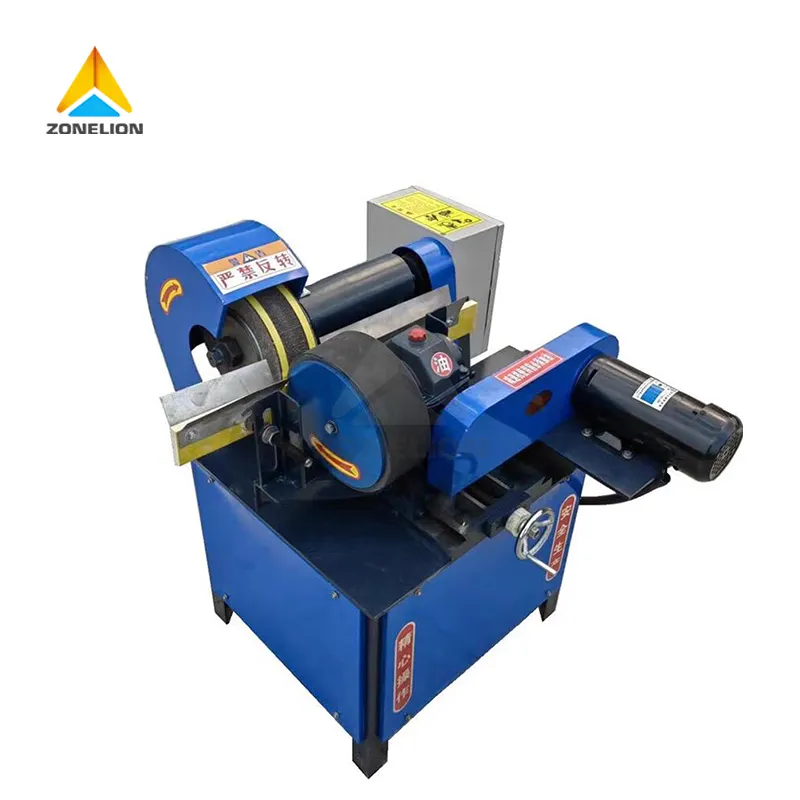 Stainless Steel High Gloss Aluminum Square Round Tube Pipe Copper Rod Bar Polishing Buffing Machine