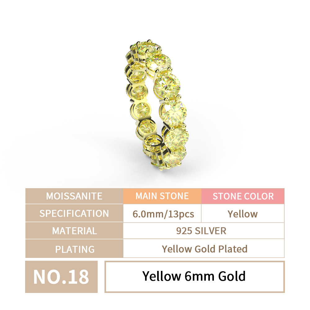 Yellow 6mm Gold