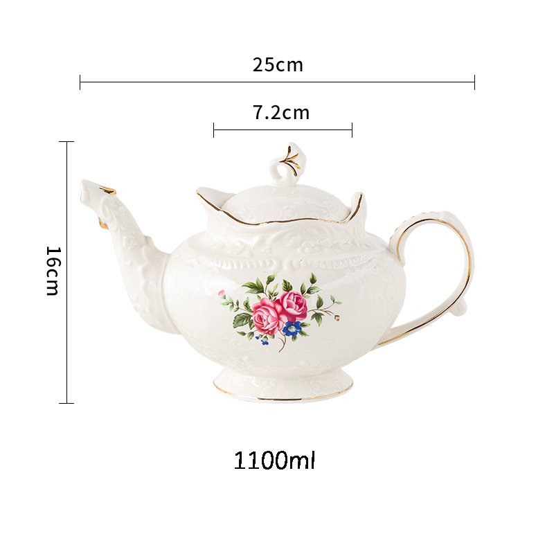 Red tea pot-B