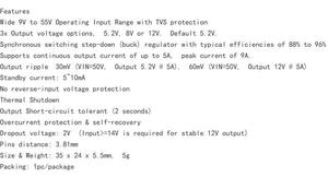 MATEK <strong>BEC</strong> 12S-PRO Input 9-55V Output 5V/8V/12V-5A Adjustable Buck Module - Product Image 6