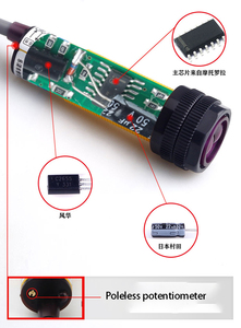 Interruptor fotoeléctrico nfrared, E3F-DS30C4 cerca del sensor de reflexión difusa NPN normalmente abierto de tres cables C1 - Product Image 4