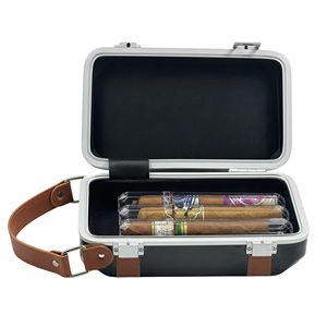 Nhà Máy Bán Buôn Artefactos Nvedades <span class=keywords><strong>2025</strong></span> Du Lịch Da Cigar Phụ Kiện Humidor Trường Hợp Da Cigar Hộp Nhựa Cho Gửi Quà Tặng - Product Image 6