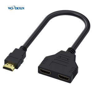 Cable adaptador bidireccional unidireccional HDMI one-in, divisor de dos salidas, Crossover, cable HD macho a hembra - Product Image 1