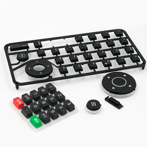 Teclado de silicona con tapa láser de botón de silicona de goma personalizado de cinco teclas para Teclados flexibles de diferentes formas - Product Image 5