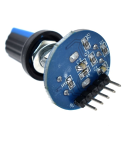 Rotary Encoder Module for <strong>Arduino</strong> Brick <strong>Sensor</strong> Development Round Audio Rotating <strong>Potentiometer</strong> Knob Cap EC11