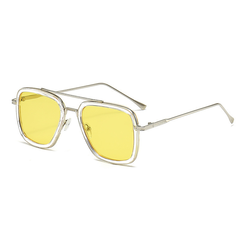 C13-Silver Frame-Transparent Yellow Lens