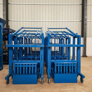 Blocco di piccola scala che fa il funzionamento manuale senza potere 3 pezzi per volta 8 pollici macchina del blocco di cemento - Product Image 6