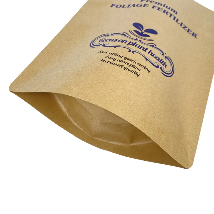 カスタムあなたのロゴ生分解性ジップロックバッグ環境にやさしい堆肥化可能な生分解性肥料スタンドアップポーチ包装