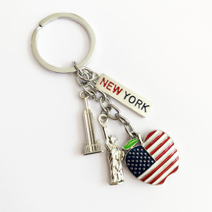 Amerikan abd seyahat hediyelik eşya imparatorluk devlet bina anahtarlık özgürlük heykeli anahtarlık New York seviyorum