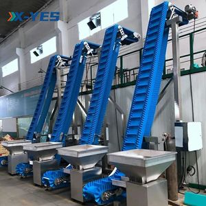 X-YES Save Space With Compact Vertical <strong>Systems</strong> Manufacture <strong>Container</strong> <strong>Unloading</strong> Z Type Vertical Belt Conveyor