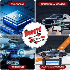 MaxiSys MS908P 9-дюймовый Android автомобильный диагностический инструмент комплект анализатор двигателя DS808 для грузовика хороший материал гарантия 1 год - Product Image 4