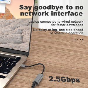 Ethernet adattatore USB 3.0 a RJ45 rete di Computer Internet LAN Dongle USB a Ethernet adattatore 2.5Gb 2500Mbps per Computer portatile - Product Image 5