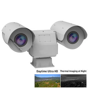 Custom Wholesale 4mp 2-30km 90x Laser Long Range Watch Tower Thermal <strong>Imaging</strong> PTZ Camera for Fireproofing