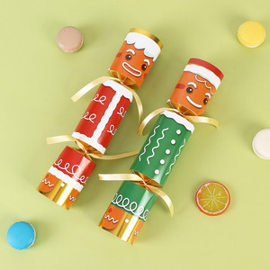 Giáng sinh Cracker màu hồng Bìa hat đóng dấu tiếng Anh Câu Đố kỳ nghỉ trang trí toàn bộ hộp thiết lập cho lễ hội Giáng sinh trang trí - Product Image 3