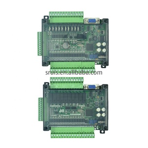 Controlador lógico programable PLC FX3U 24MT Placa de control industrial PLC 6 Entrada analógica 32bit MCU 14 Entrada 10 Salida de transistor