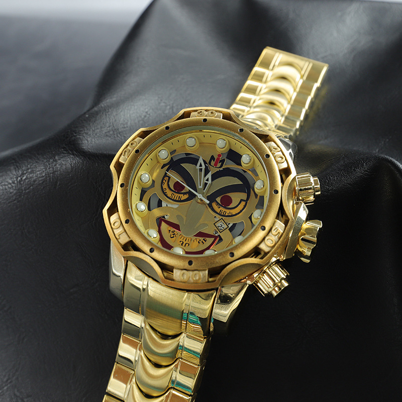 Clown gold shell gold face