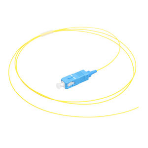 低挿入イエロージャケット1コアSC/UPC SC/APC光ファイバーピグテール光ファイバー分配ボックス光パッチ用在庫あり - Product Image 1