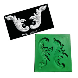 Hiện Đại Thanh Lịch Màu Xanh Lá Cây Blazer Gỗ Sợi Thủy Tinh Nhỏ Hạt Đính Cườm Trang Trí Khách Sạn Bánh Nhà Máy Bán Tùy Chỉnh Thiết Kế Mouldings - Product Image 3