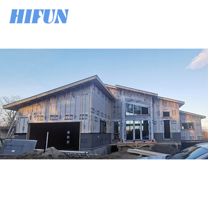 HIFUN USA Villaプロジェクトアルミ窓ドア工場ダブルガラス強化ガラス開き窓アルミ窓 - Product Image 2