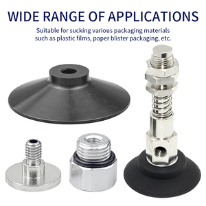 Specialized Robotic Industrial Pneumatic Components for case Opening Machine ESS/ESV Series Flat Vacuum Suction <strong>Cups</strong> - Product Image 3