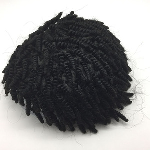 热销高品质100% 人发男士时尚短发假发男士 - Product Image 6