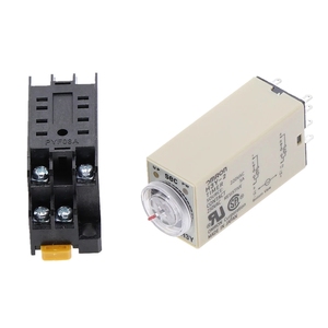 H3Y-2 DC 12V 24V /AC 110V 220V Delay Timer Time Relay 5A 0-30とSEC Base - Product Image 5