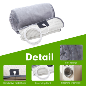 Couverture de mise à la terre conductrice écologique certifiée CE Anti-anxiété Réduction de l'inflammation Concepteur solide pour avion Vente en gros - Product Image 3