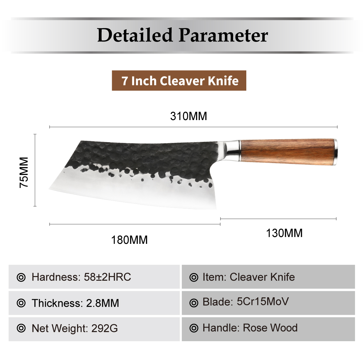 7 inch Bunka knife