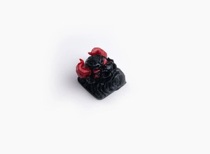 卸売樹脂キーキャップメカニカルRGBキーボードゲーミングキーキャップ用の特別にカスタマイズされたDIYキーマルチカラーのブルヘッドキーキャップ - Product Image 4