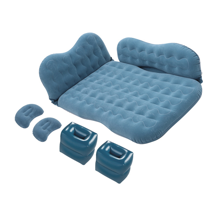 Lit gonflable enfant élargi floqué vert foncé