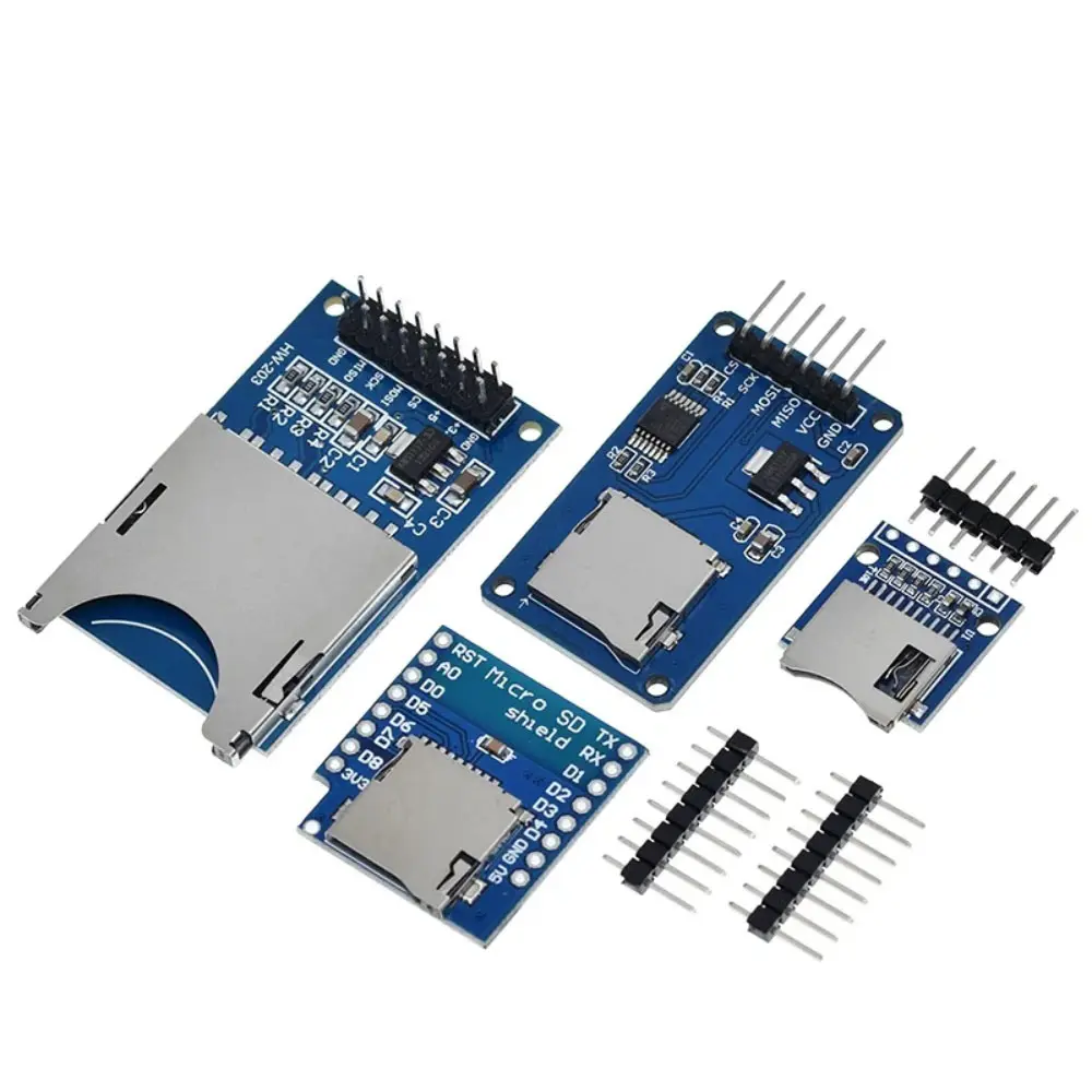 Micro SD Storage Expansion Board D1 Mini TF Card Module Mini Micro SD TF Card Memory Shield Module With Pins for