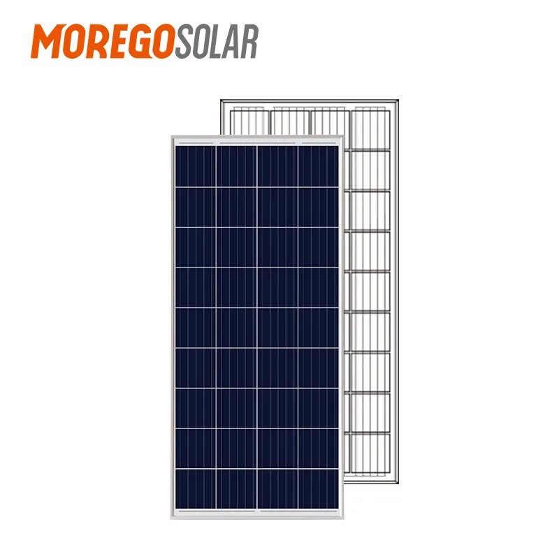 Moregosolar polycrystalline मॉड्यूल 150 W सौर ऊर्जा पैनल 150 वाट 160w 170W 180W 200W सौर फोटोवोल्टिक पैनल के लिए पंप प्रणाली