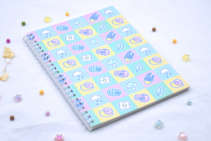 High Quality Softcover Grid Notebook for Home and School Use Eco-Friendly with Self-Adhesive Sticky <strong>Notes</strong> - Product Image 4
