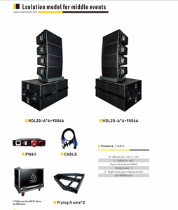 8pcs Hdl20 HDL30 액티브 듀얼 10 인치 라인 어레이 2pcs 9006 8006 18 인치 서브우퍼 사운드 시스템 스피커 라인 어레이 키트 - Product Image 6