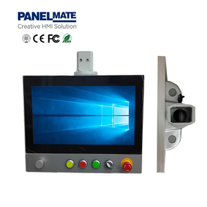 Sistema de brazo soportado montado VESA de 15,6 pulgadas IP65 PC impermeable pantalla táctil ordenador todo en uno Panel de Control Industrial PC
