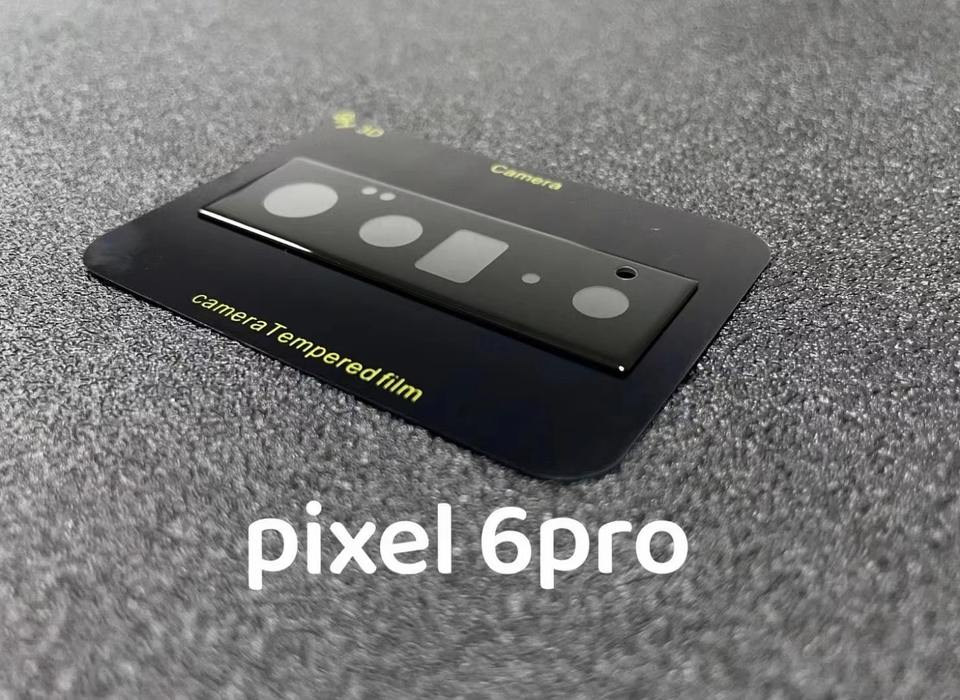 For Pixel 6A Camera Protector for Google Pixel 7 6 6 Pro Lens Protector 3D Silk Print Big Edge Camera Tempered Glass Protector