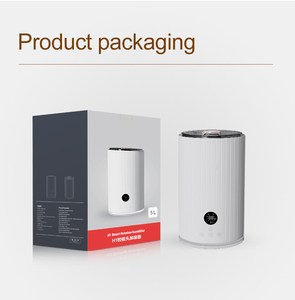 Umidificatore elettrico girevole 5L <span class=keywords><strong>Display</strong></span> a <span class=keywords><strong>LED</strong></span> per uso domestico portatile a spruzzatura costante umidificatore con scatola per aromaterapia