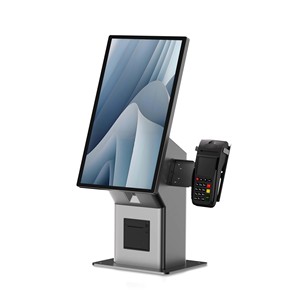KIOSK 21.5インチLCDタッチスクリーンPOSセルフサービス注文と支払いオールインワンマシンブラケット付きハンドヘルドPOSマシン - Product Image 2