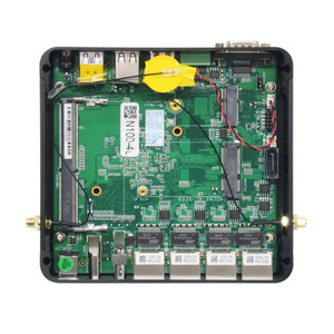 Mini ordenador industrial integrado KTB 142 N100 Nuc con memoria DDR4 y sistema operativo RJ45 LAN Linux para oficina y hogar