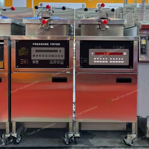 Fast Food Restaurant Equipment Electric Tumbler Machine For Fried <strong>Chicken</strong> Automatic <strong>Chicken</strong> <strong>Nuggets</strong> Fryer Pressure Fryer