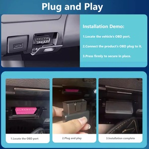 Rastreador GPS OBDII, diagnóstico remoto automotriz, alarmante, frenado brusco/aceleración, brazo de datos del vehículo/puerto de desarmado, aplicación iOS de 1 año - Product Image 5