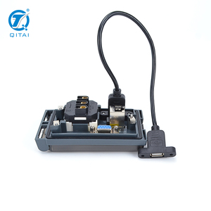 QH420-2 hộp điều khiển IP54 điện thông minh 10A RJ45 điện cắm ổ cắm ổ cắm USB RS485/232 Bảng điều khiển phía trước giao diện - Product Image 4