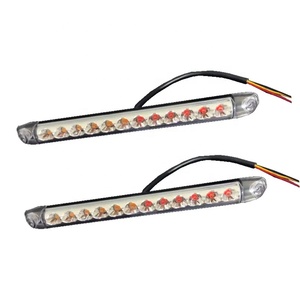 12个发光二极管尾灯通用指示灯12V/24v组合发光二极管尾灯流动型