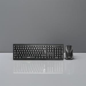 Conjunto combinado de teclado y ratón retroiluminados RGB con cable de fábrica OEM, diseño ergonómico para uso en ordenadores portátiles y escritorios y oficinas.