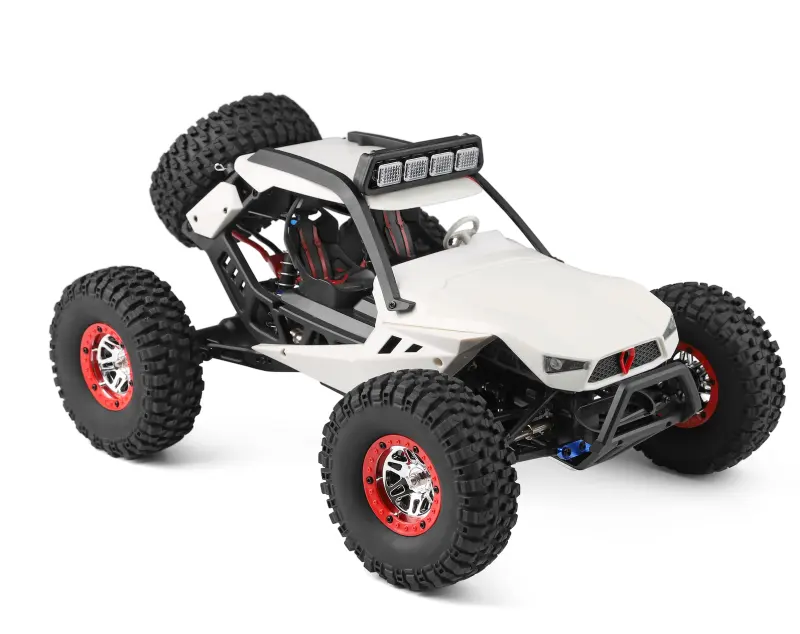 Mobil elektronik panjat tebing, Wltoys 12429 1/12 4WD kecepatan tinggi Rc Rock Crawler